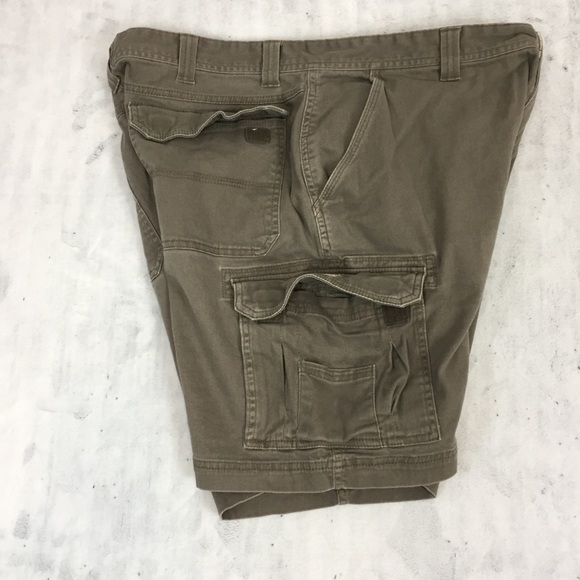 RedHead Cargo Shorts Mens 40 Brown Box Pockets - Picture 3 of 10